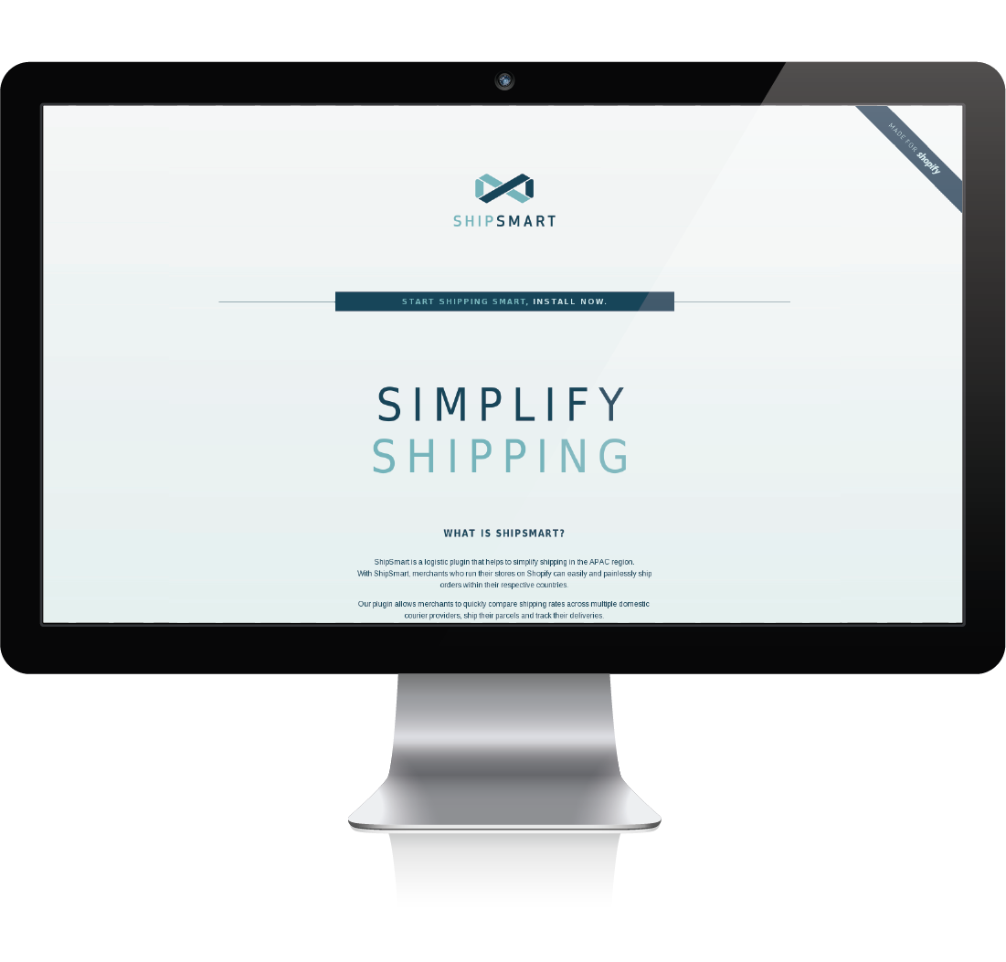 shipping Shopify Theme HTML html5 css3 minimalistic design Web Layout