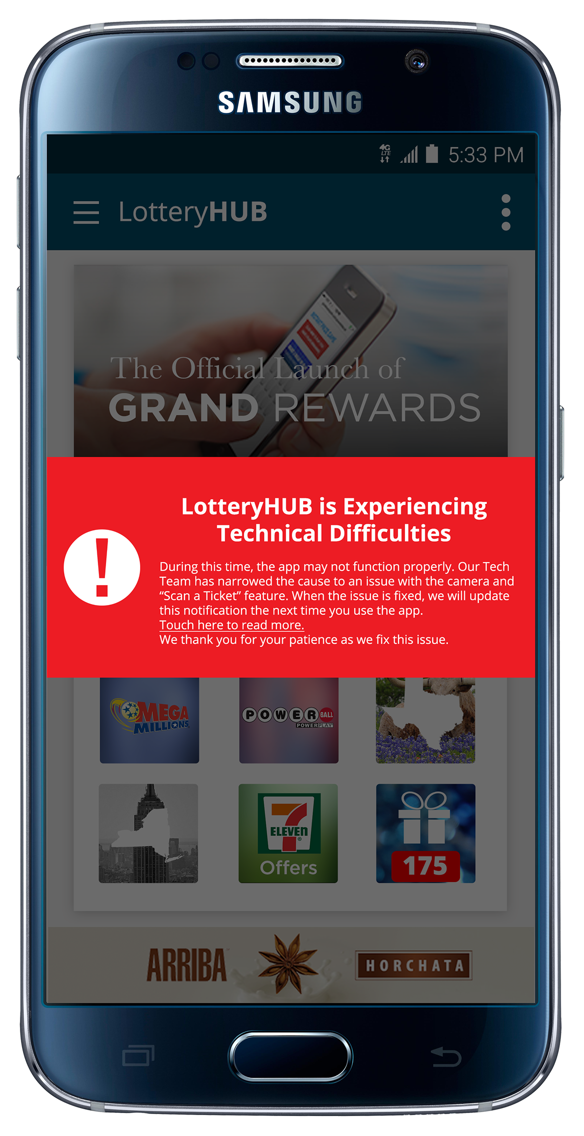 LotteryHUB Android App Designed for OS android Lottery App Mobile app