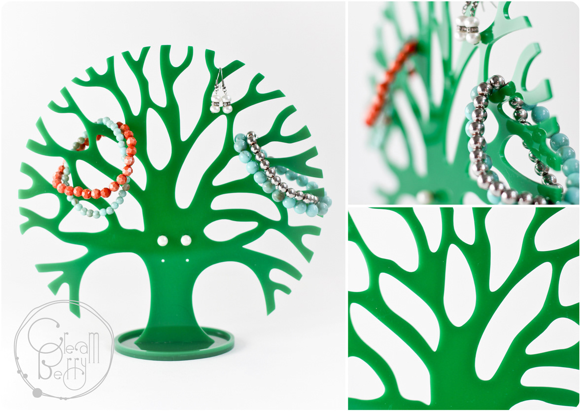 laser handmade Tree  acsessories design creamberry