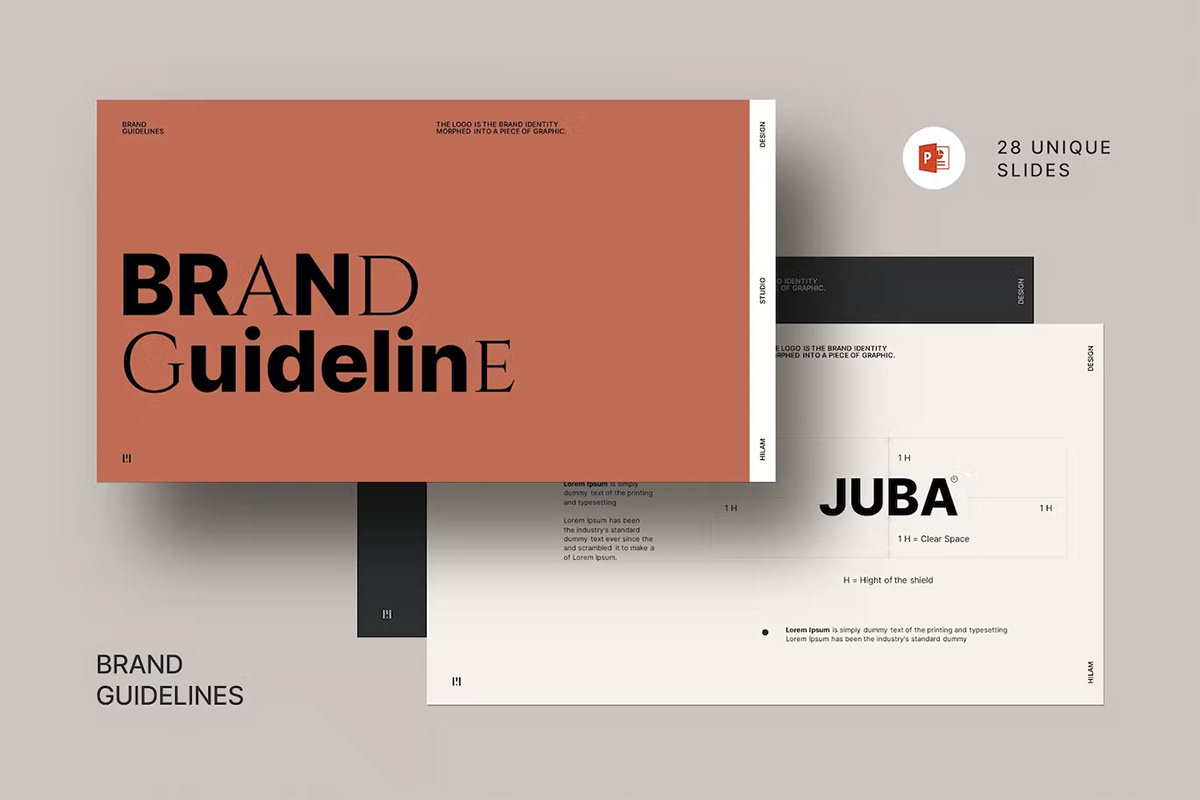 behance branding presentation