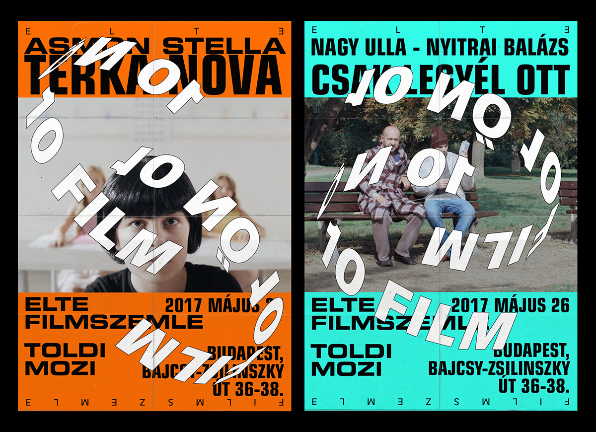 Film   festival identity movie branding  Retro budapest vhs Cinema