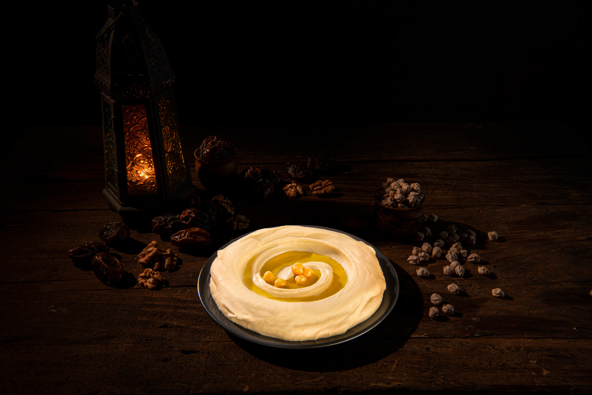 Food  Photography  Soup lentil Freekeh hummus ramadan