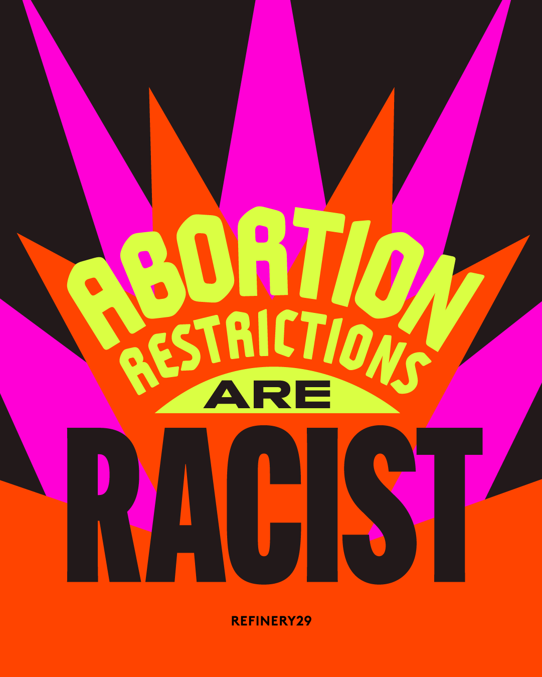 abortion girls graphic design  protest rally Roe vs Wade typography   women