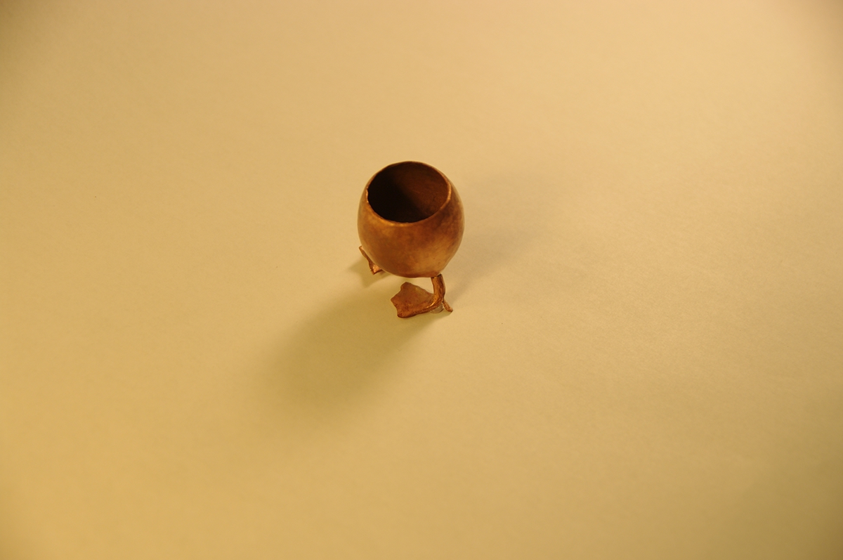 copper cup animal RISD Metalsmithing