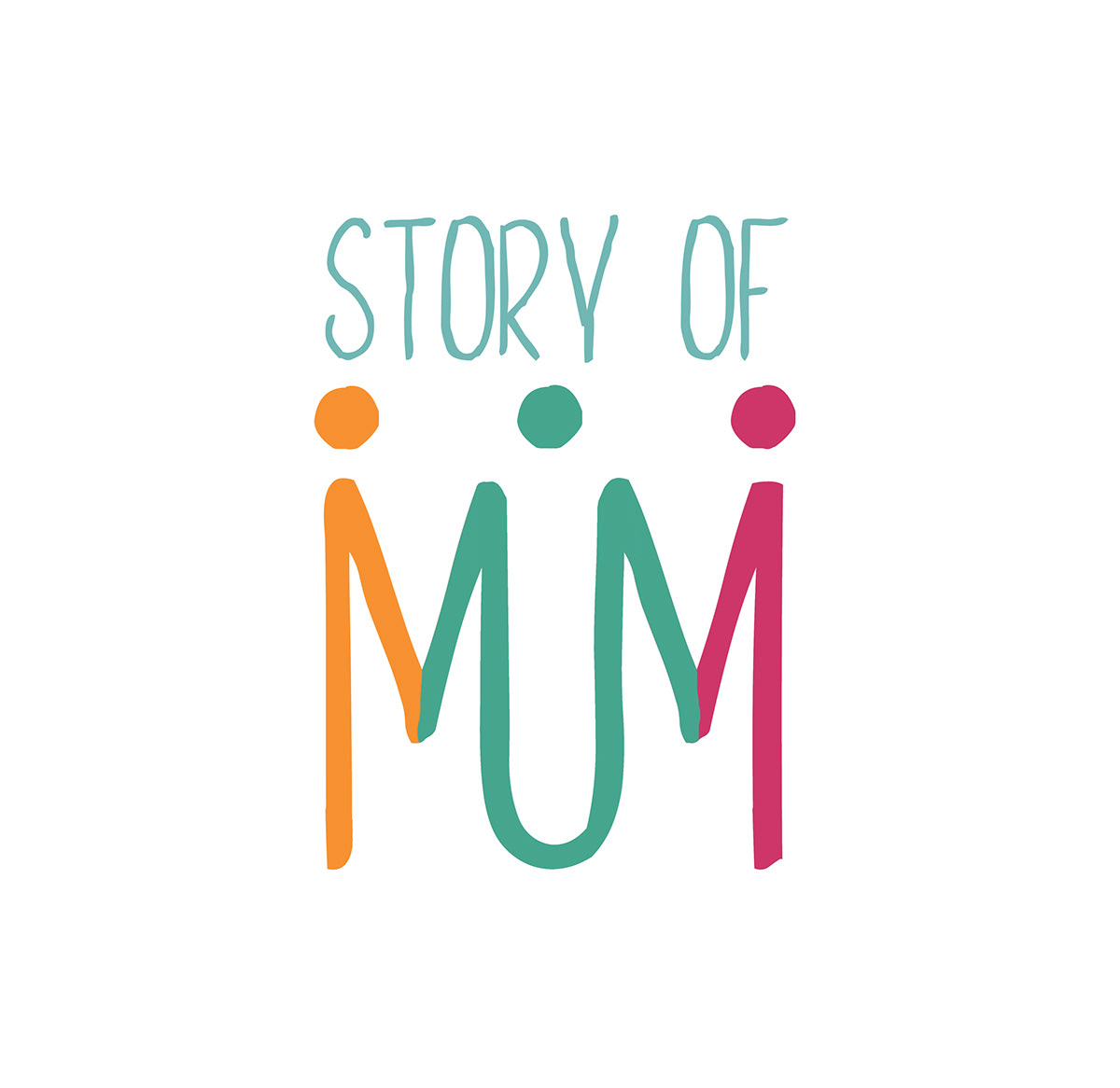 logo Story of mum colour Mum brand Live Brief