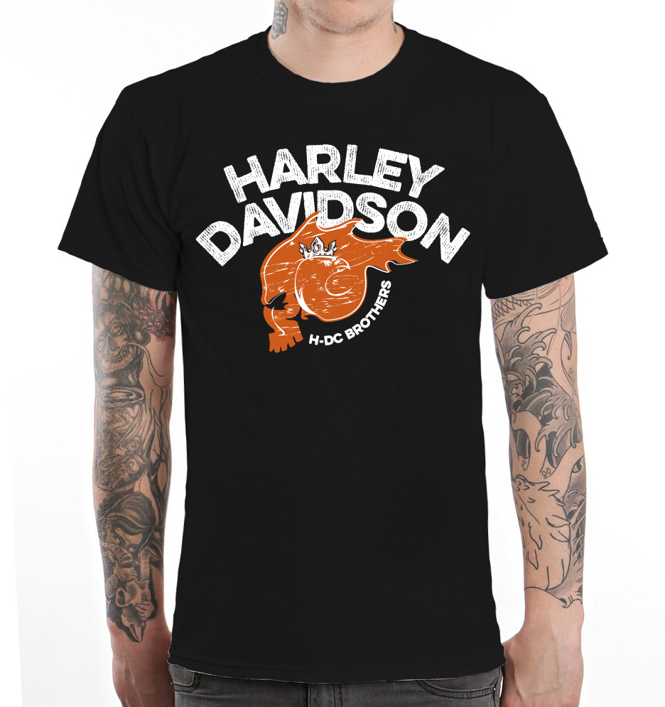 Harley Davidson jazowski rollohead t-shirts