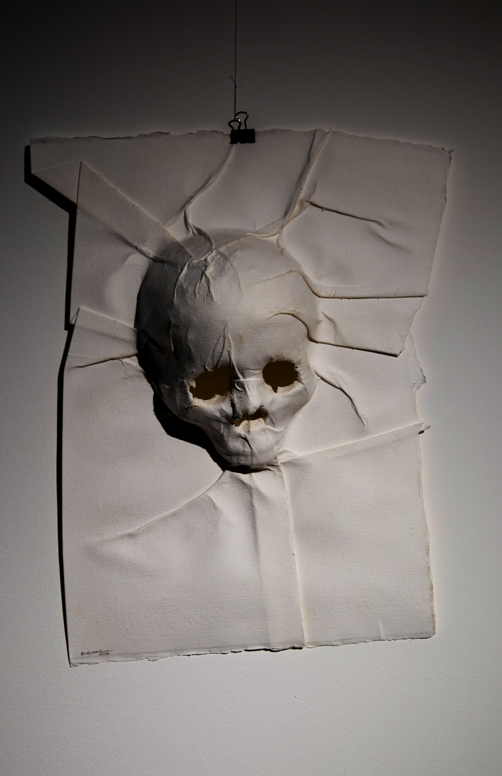 skull skull paper 3d skull paper sculpture