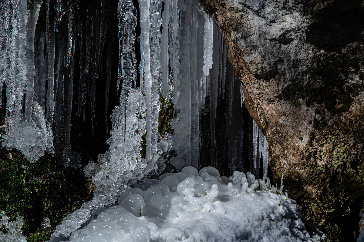 winter eis Figuren fotografie Landschaft natur austria myrafälle   niederösterreich wasserfall