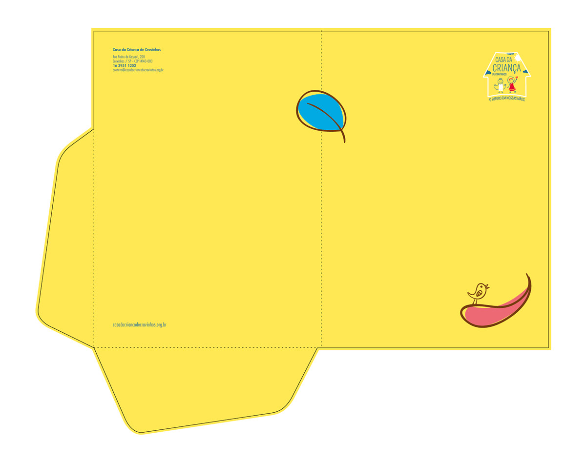 Direção de Artre art-direction brand Ilustração amarelo criança children yellow flower papelaria corporate Stationery
