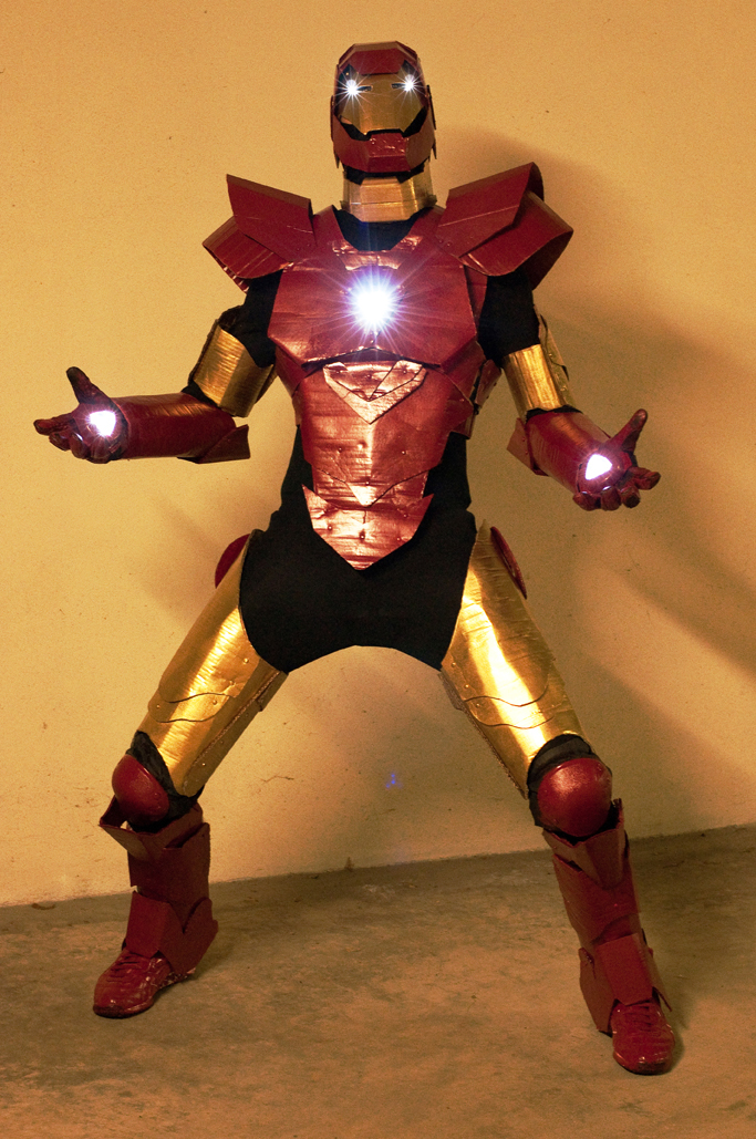 iron man  ironman CARDBOARD COSTUME costume tony stark
