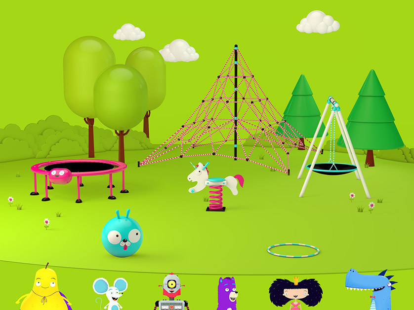 tita toys iPad app Playground Sanoma speeltuin educational game Dino robot Pear