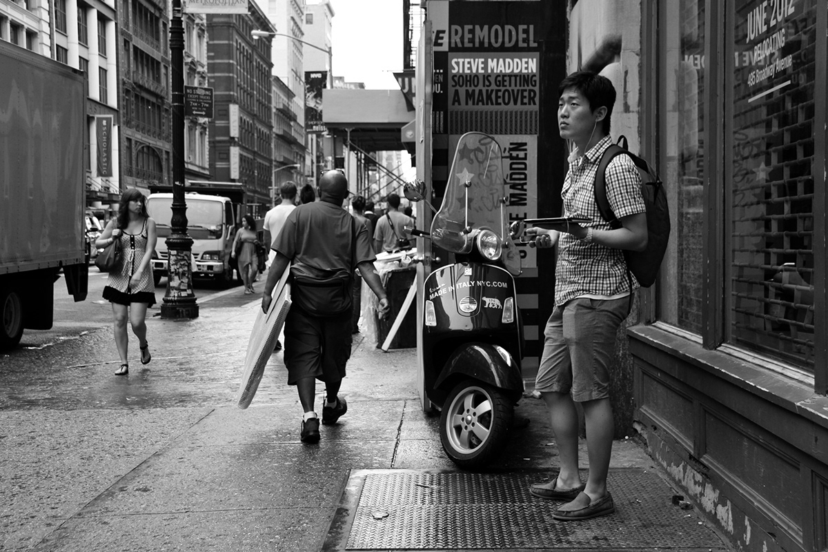 photo nyc newyork black White city Urban Street Manhattan big apple walk buildings light trip