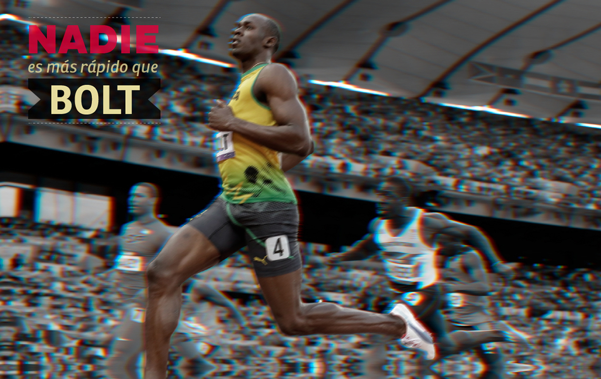Usain Bolt fast olimpic games London 2012
