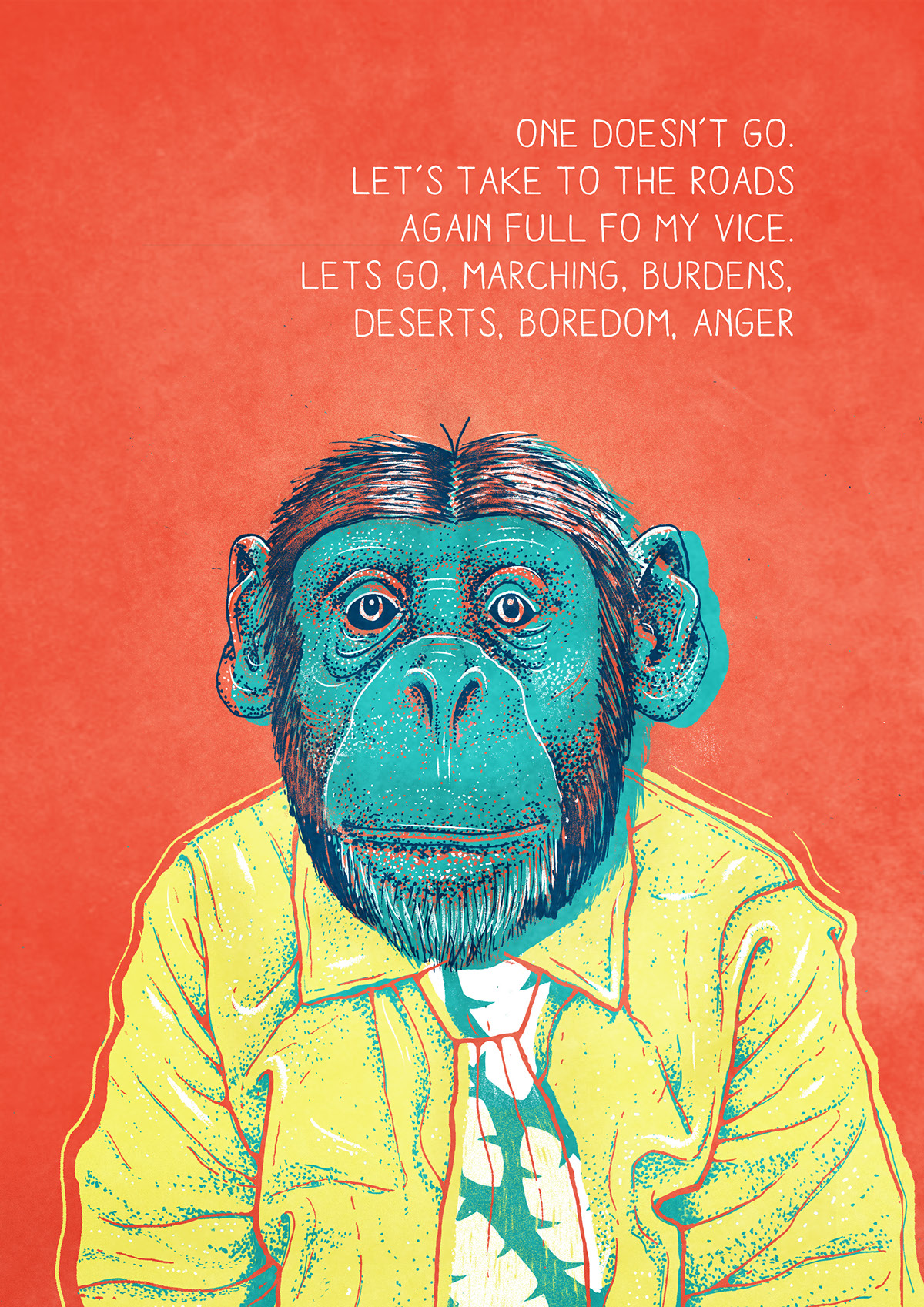 monkey Bad Blood chimpanzee Arthur Rimbaud Poetry  Interpretation