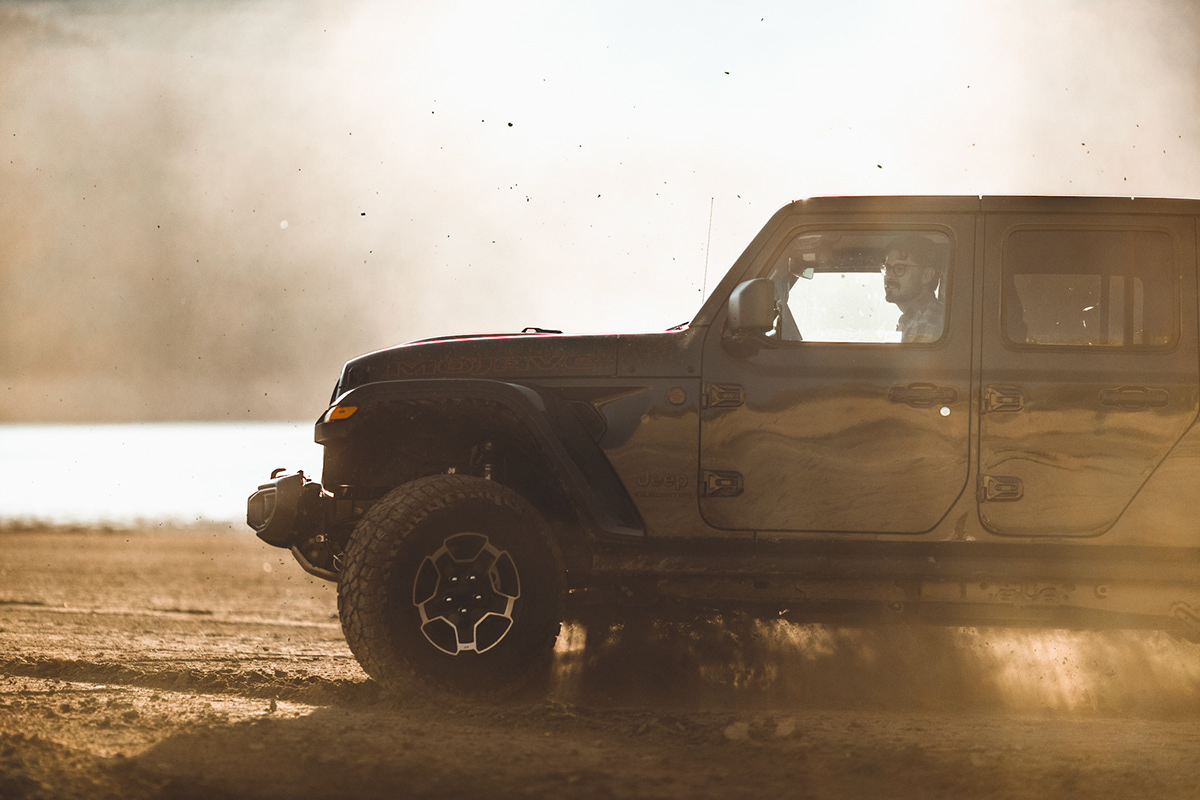 Automotive Photography jeep jeep gladiator mojave
