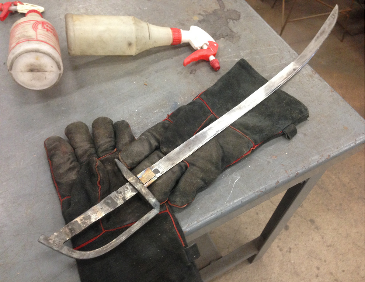 Sword swordmaking bladesmithing metalworks metal massart forge forging Swords