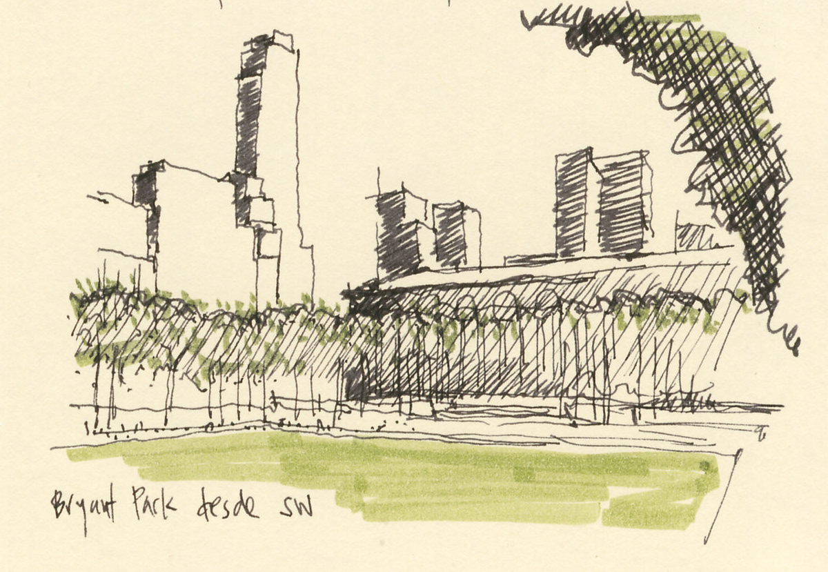 New York chicago sketches drawings arquitectura nueva york NY