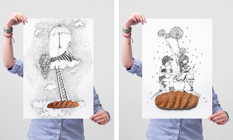bakery cafe brand story brand character The Dieline Awards first place