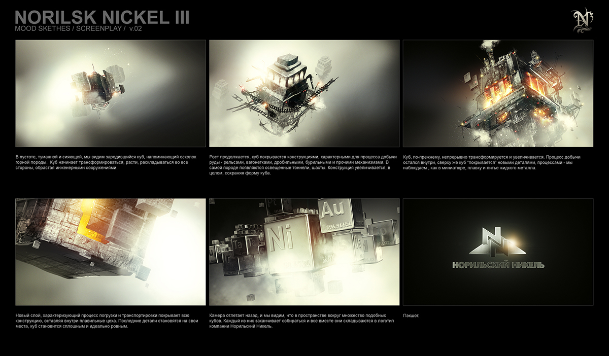 nornickel norilsk nickel industry transform motion design broadcast