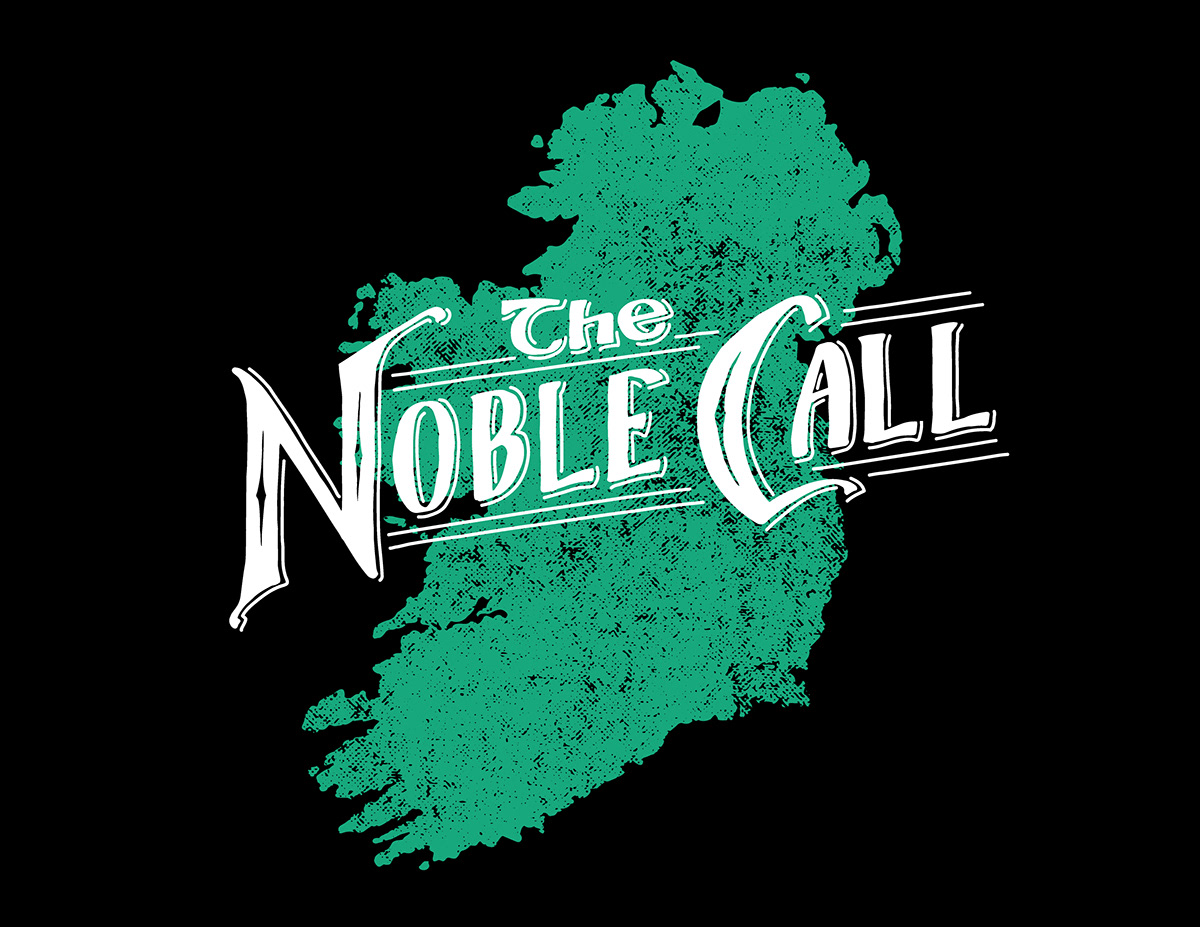 Logo Design Irish music Ireland branding  Band Name  Handlettering irish logo Logotype custom type wordmark
