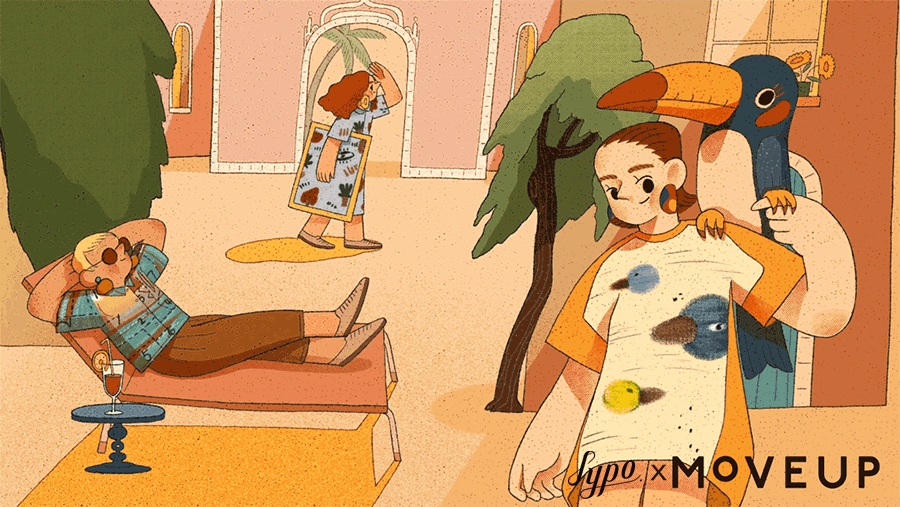 2DAnimation animation  Illustraion Procreate summer sypo