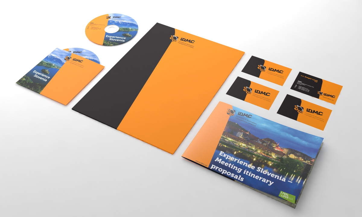 idmc slovenia miha zagozda celje logo identity brand cd vector shape orange