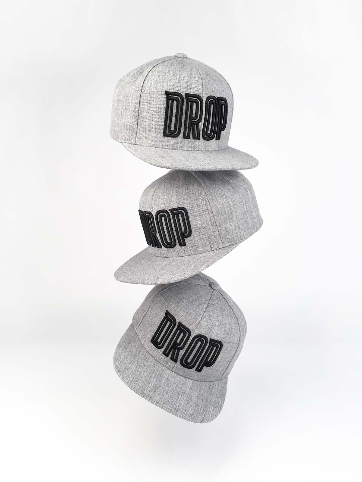 lettering hat headwear caps Drop Cap