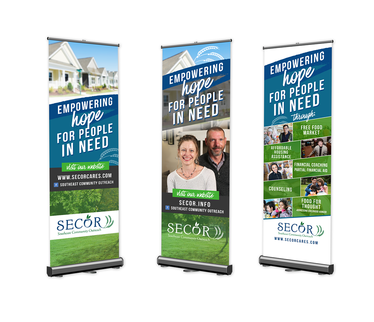 Event Design banners posters gala design Donors non-profit Not for profit charity graphics