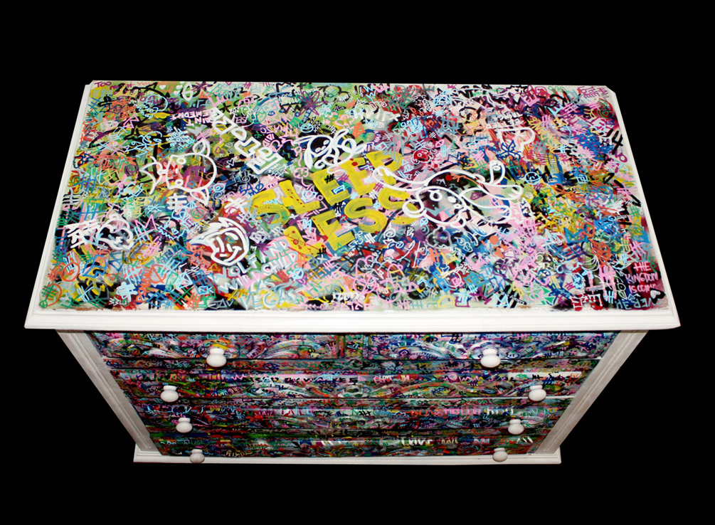 dresser furniture Graffiti Street Posca Montana