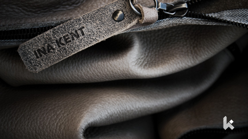 leather hangtags corporate typeface Stationery ad