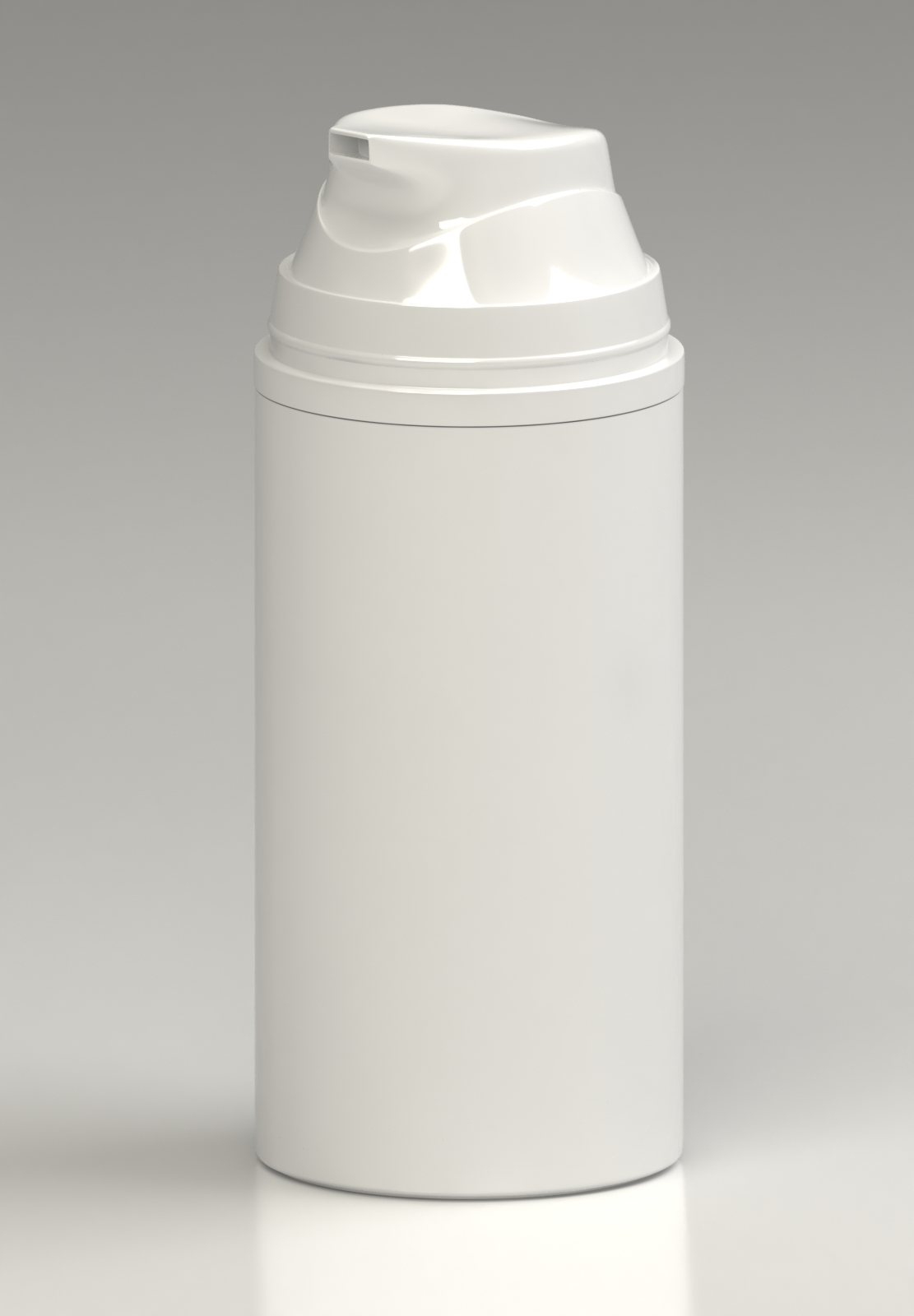 Render 3ds MAX Packaging airless plastic White studio modeling model