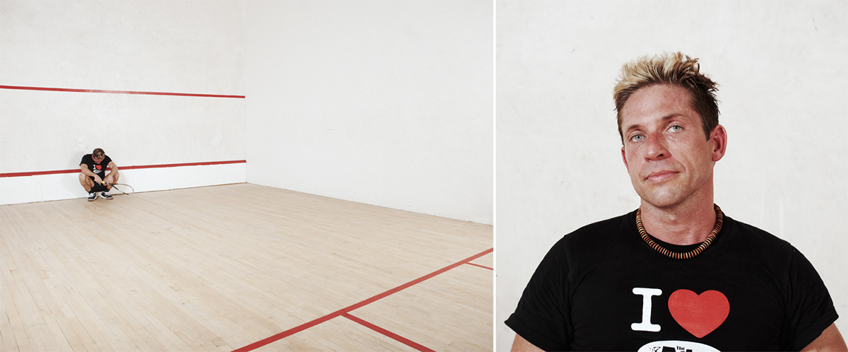 squash court player photo dave imms brighton tired sweat exhaustion lines