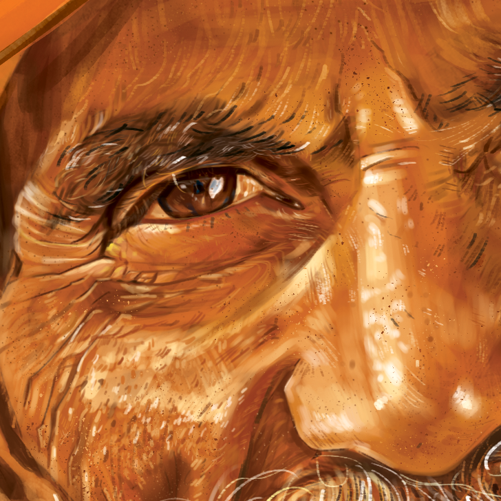 portrait realistic paining oldman digitalpainting арт artist sketch Drawing  artwork