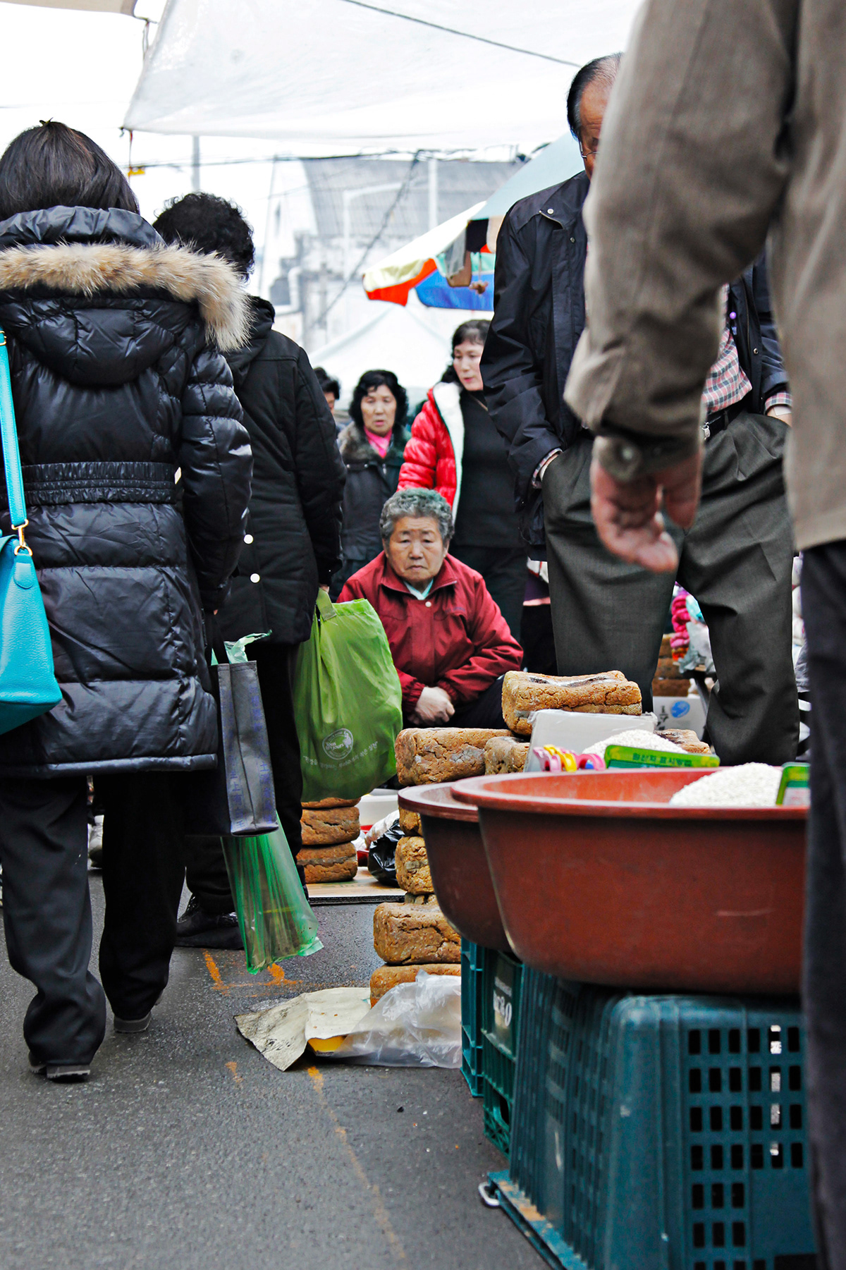South Korea Wonju (원 주) Korea (Gangwon-do). The city Yeongwol and Pyeongchang Yangpyeong (Gyeonggi-do province) Travel HineSight life people market Shopping