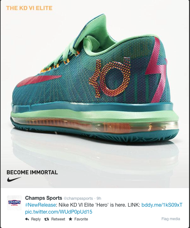 Nike basketball kobe kd LeBron Elite Playoffs footlocker instagram social twitter facebook
