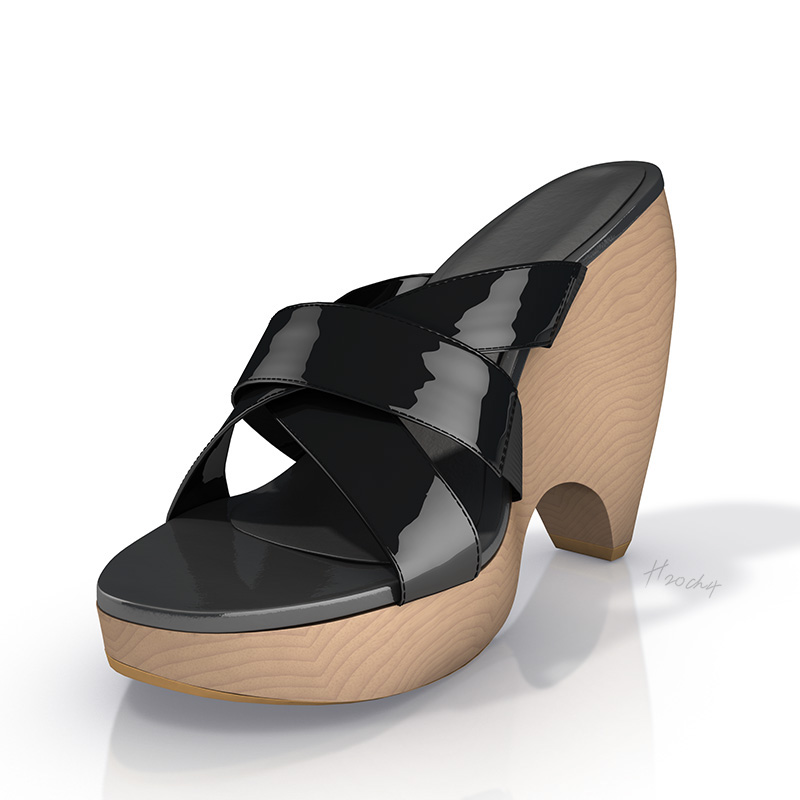 footwear nine west 3D CG Product Rendering Maya mental ray 360 animation