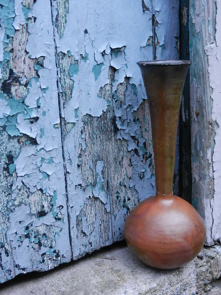 cermaic Raku None Functional Ceramic Crackle Glaze  Copper Glaze Classic Vase Vase