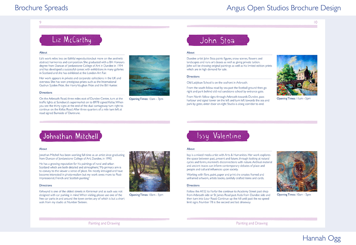 Open Studios brochure