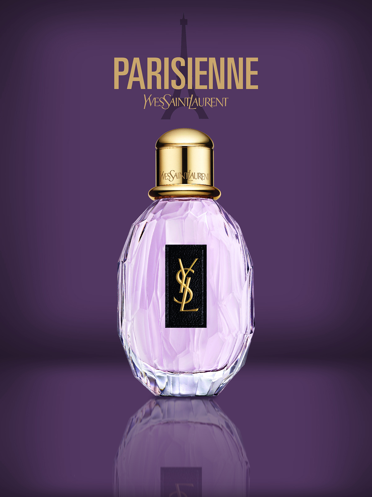 Dries De Schepper Paris perfume Le Parisienne purple yves saint laurent bottle perfume bottle