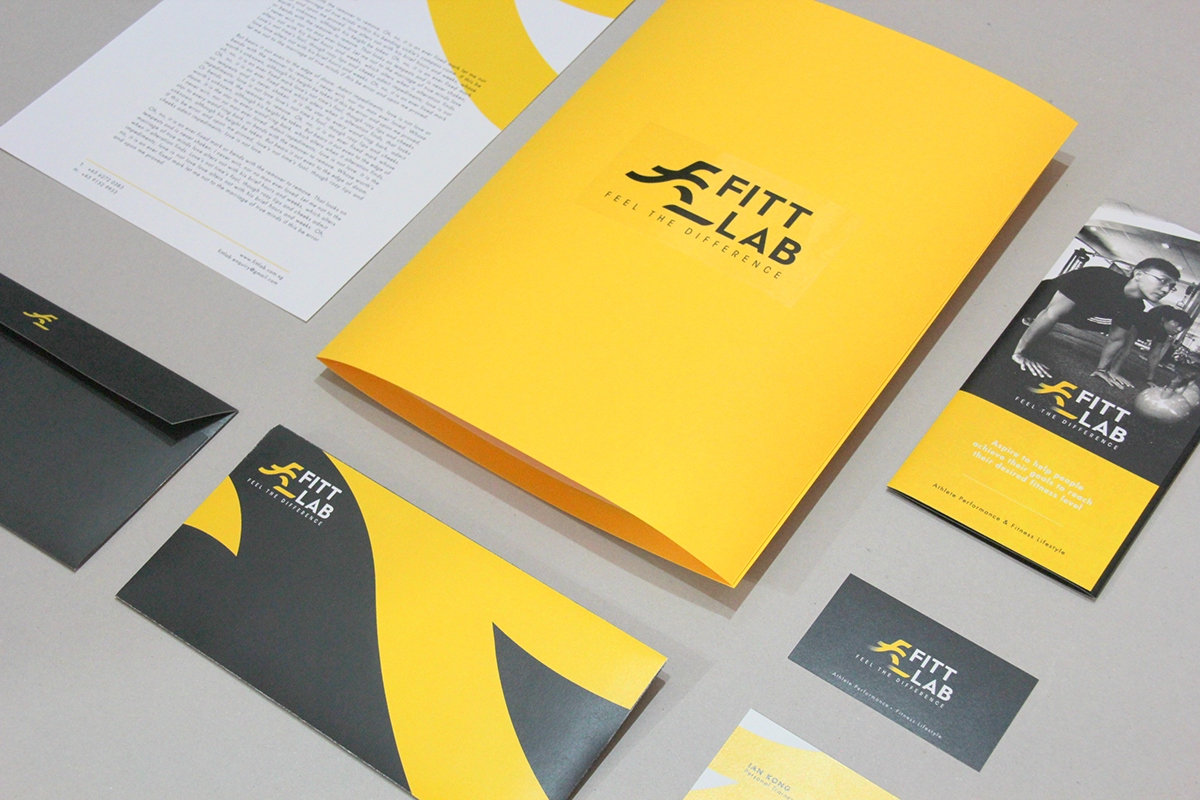 fitness Brand Design brand identity identity manual sports science difference Performance energy lab fitt training goal results fitness branding