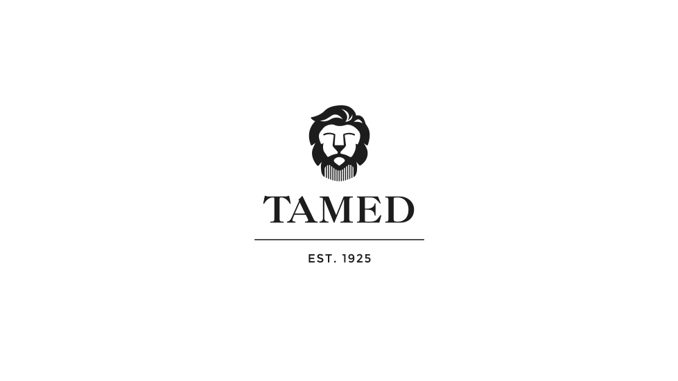 tamed Grooming Salon  barbershop brand company design menus Website Business Cards