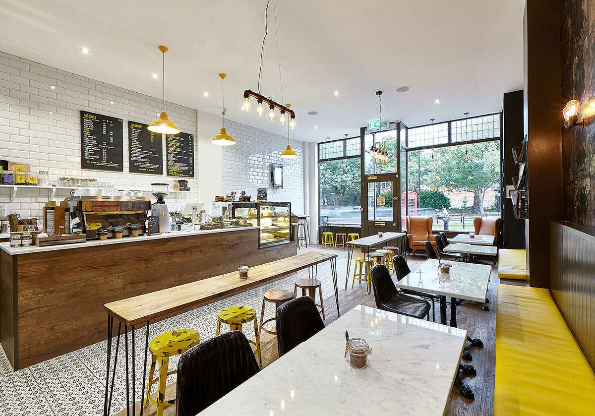 cafe coffee shop interior design  London Coffee