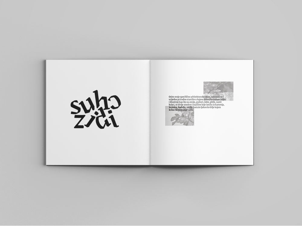 Booklet composition irregular Layout letters stone text Typeface typography   walls