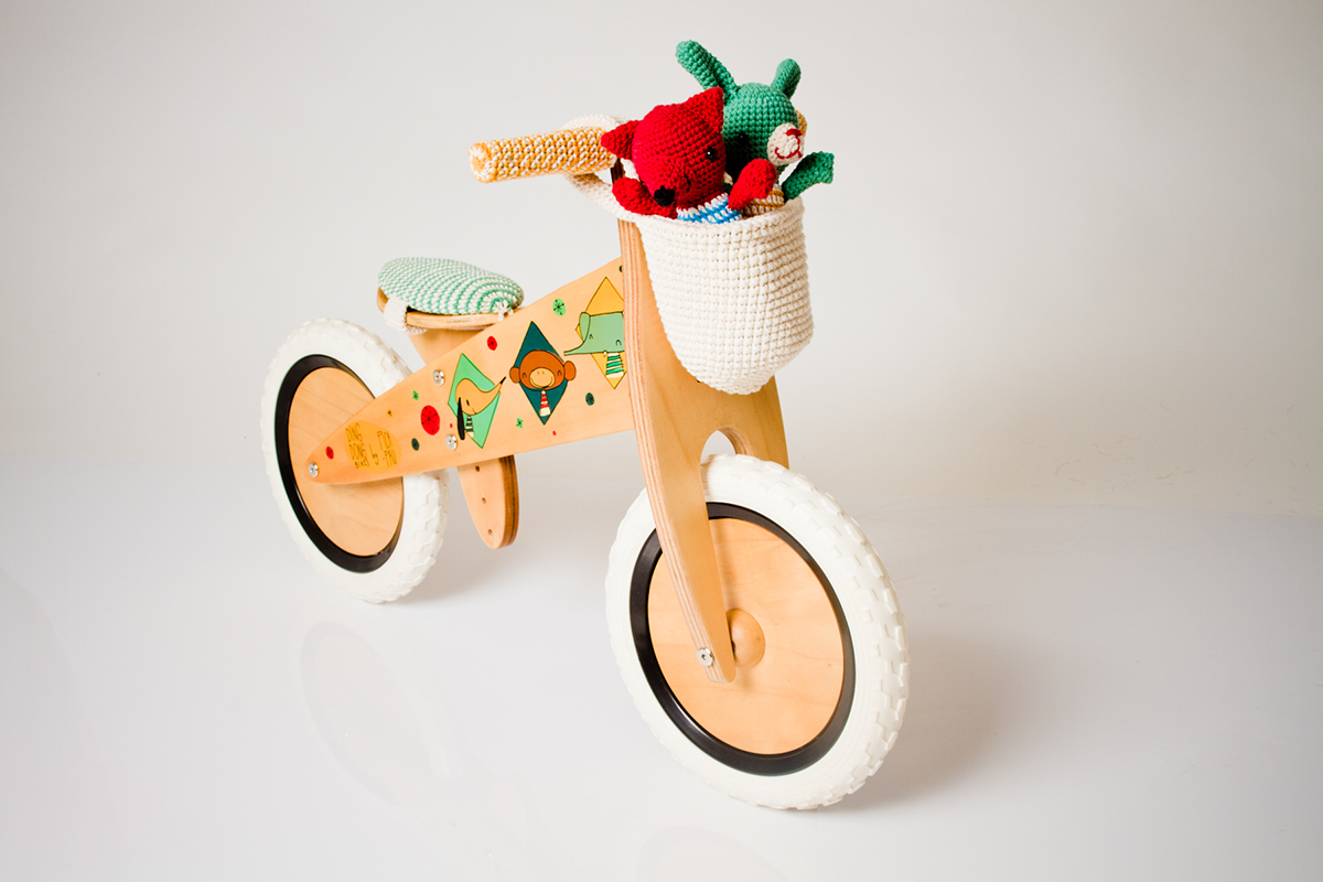 crochet Bicycles children animals limited edition amigurumi
