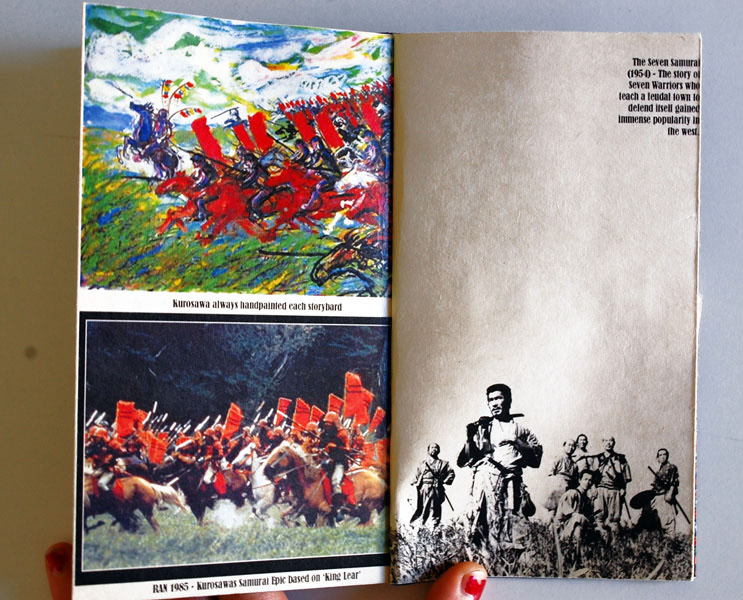 Akira Kurosawa Bookbinding Japanese book japanese Creative Brochure