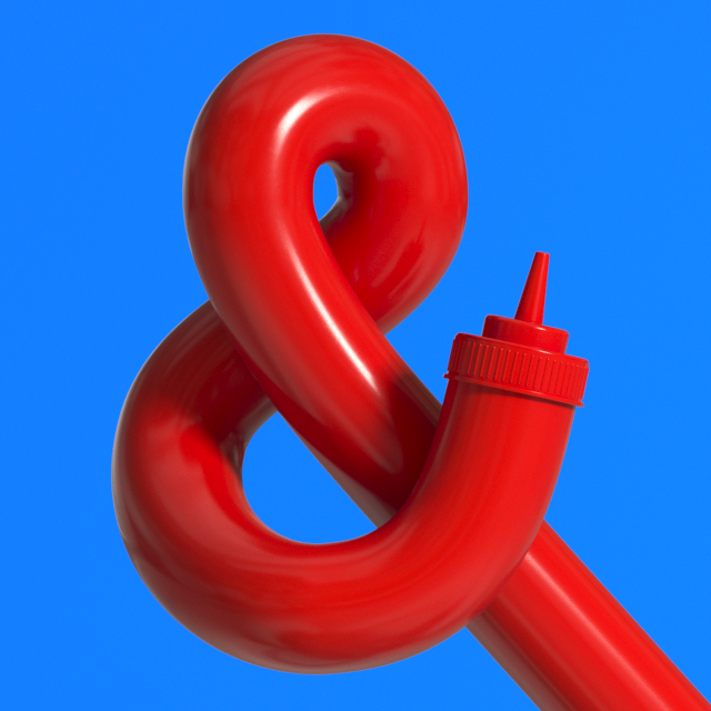 3D Food  fastfood sauce ketchup mustard snack digital kalippodesign animation 