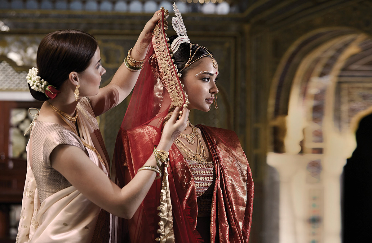 Amy Jackson  Ethnic exotic india Fashion  indian weddings Jaipur Jewellery South Indian Tanishq Weddings