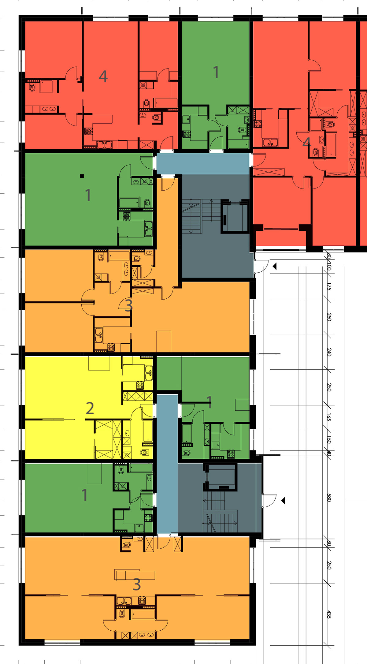 mieszkaniówka budynek wielorodzinny osiedle housing Multi-family building architektura wizualizacja visualisation