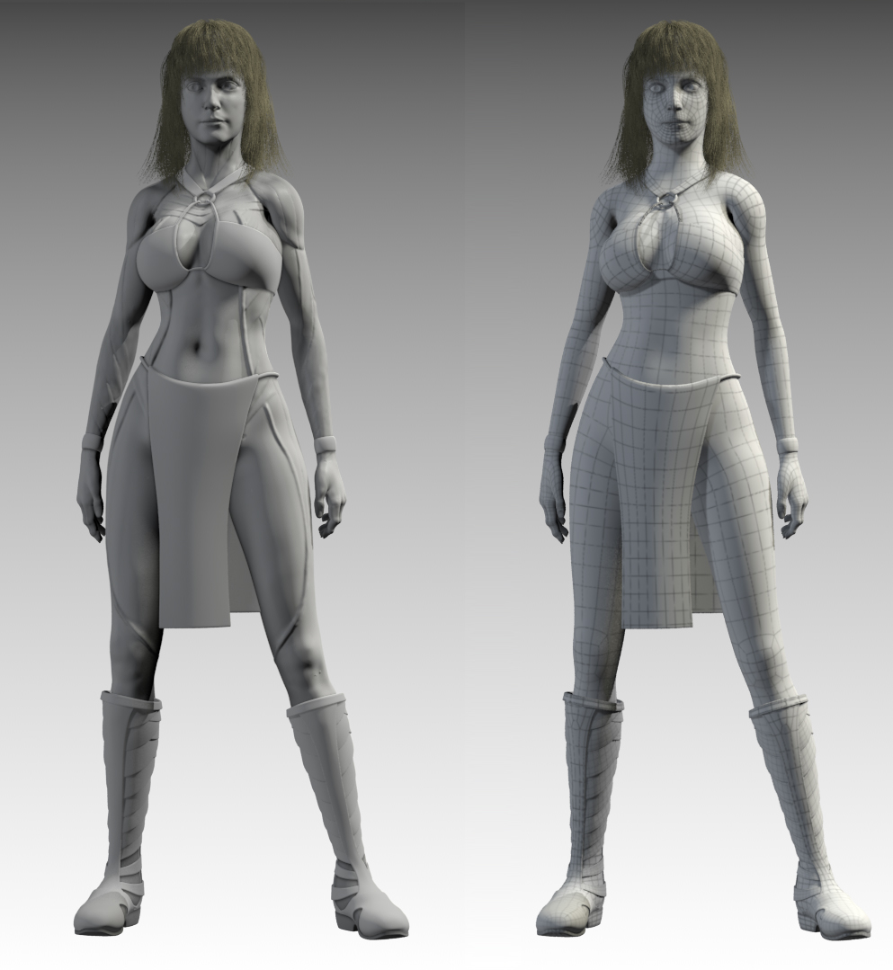 3D Character game character game Game Art 3d art character modeling character rig Zbrush Mudbox Maya digital sculpt