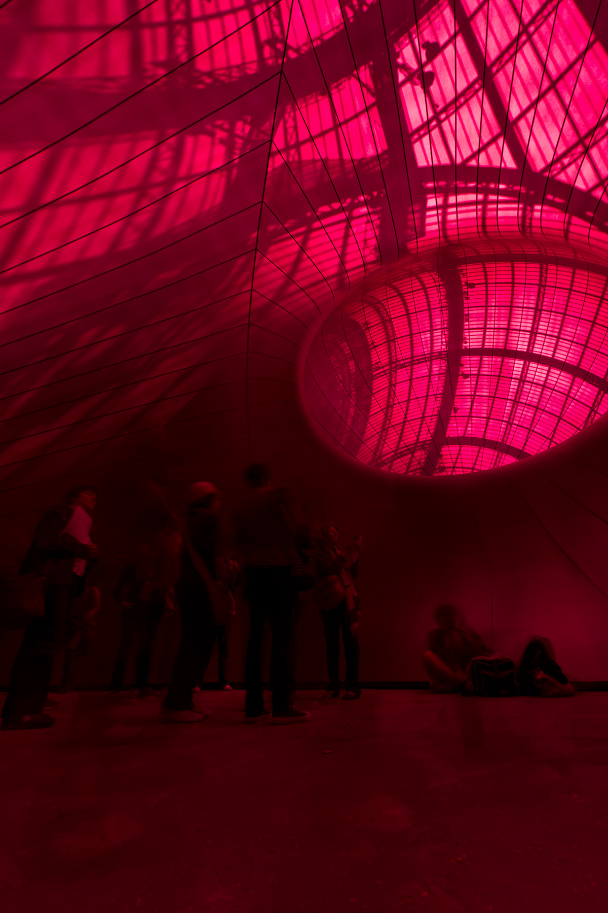 Monumenta Anish Kapoor Grand Palais leviathan red purple art graphic